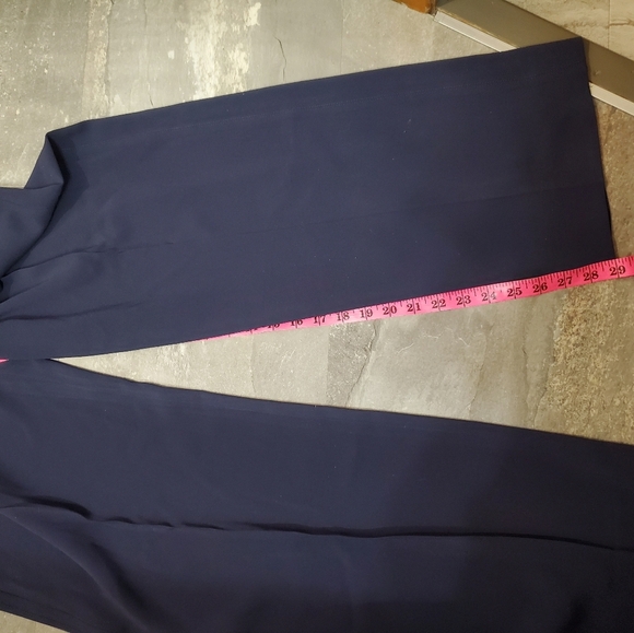 Vince Wide Leg Pull-on High Rise Pants. Navy Blue. Size S. 29" Inseam. - Picture 13 of 13